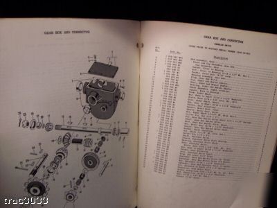 Original massey ferguson MF20 spreader parts manual