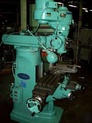 Wells index vertical mill , 9X48 table , very nice 