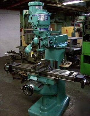 Wells index vertical mill , 9X48 table , very nice 