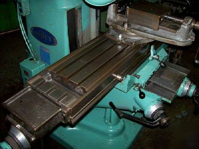 Wells index vertical mill , 9X48 table , very nice 