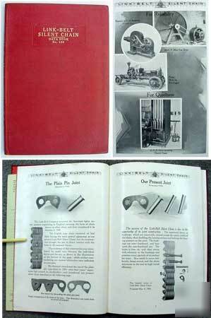 1914 link-belt catalog data mills dam factory power &