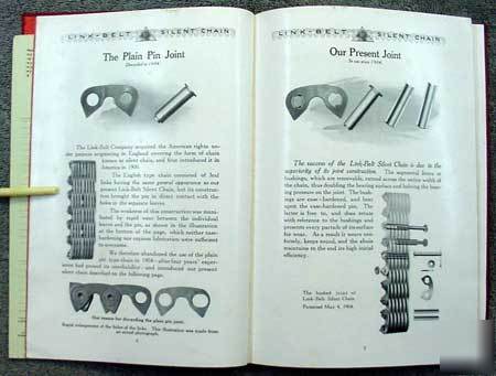 1914 link-belt catalog data mills dam factory power &