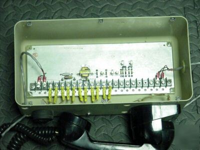 (2) wall mounted industrial intercom handsets