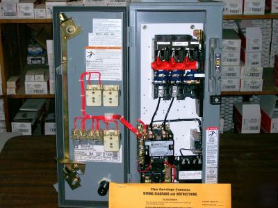 (6) square d combination starter disconnects