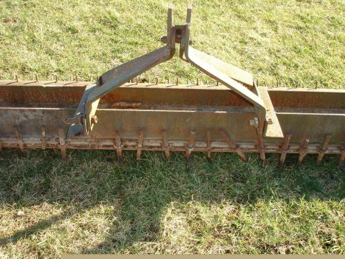 7' 3-point drag roller harley yard dirt rake blade