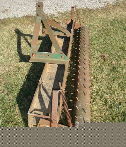 7' 3-point drag roller harley yard dirt rake blade