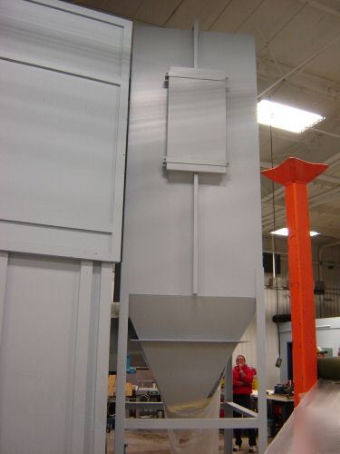 Automatic pulse down dust collector w/ silencer