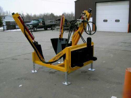 Bobcat skidsteer/tractor mounted tree spade skid steer