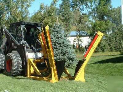 Bobcat skidsteer/tractor mounted tree spade skid steer