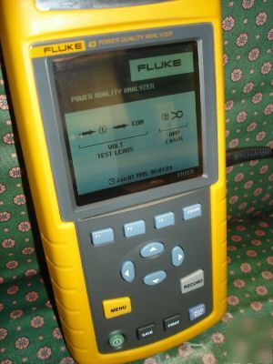 Like new fluke 43 power quality analyzer 