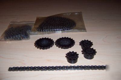 Lot #25 drive chain assorted gears battlebot robotics