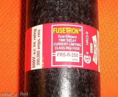 New buss frs-r-250 fuse fusetron FRSR250 warranty nnb