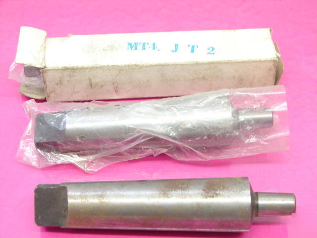 New lot of 3 drill chuck arbor arbors JT2 w/ 4MT