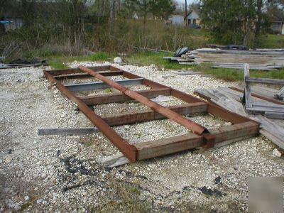 Skid frame for equipment, no decking $150.00