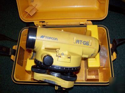 Topcon at-G6 automatic level w/ case