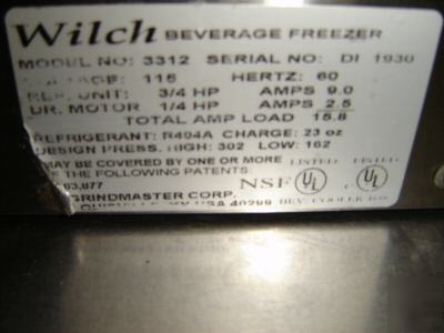 Wilch 3312 twin frozen daiquiri beverage freezer 