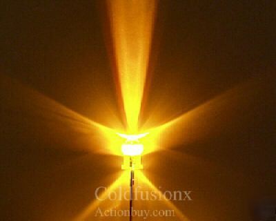 20X 5000MCD super bright yellow 8MM led leds