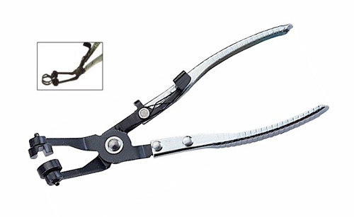 Angle type hose clamp plier - auto repair tool