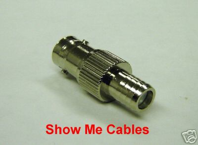 Bnc 2 pc. female twist on connector rg-59 & rg-62 pvc