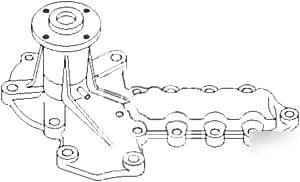 Bobcat skid steer S175,S185,643,773,7753 ++ water pump