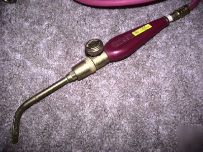 Goss acetylene torch 12 foot hose compressed gas reg