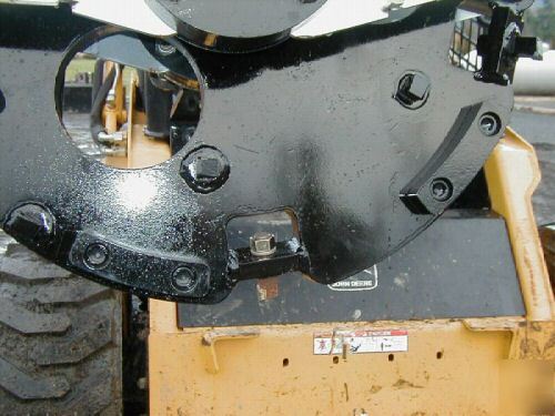 High flow stump grinder for bobcat skidsteer skid steer