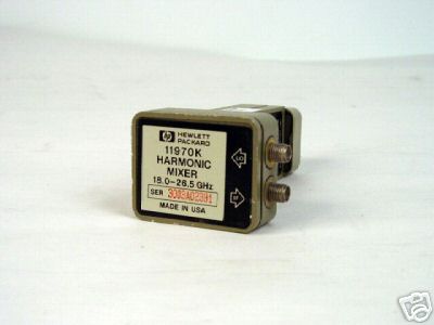 Hp agilent 11970K harmonic mixer 18 - 26.5 ghz