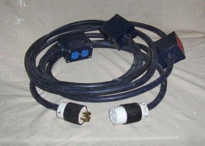 Lot- trade show stage lighting stringer cable cord ac