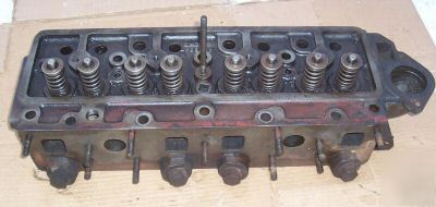 Massey harris 44 diesel cylinder head & valves nice 