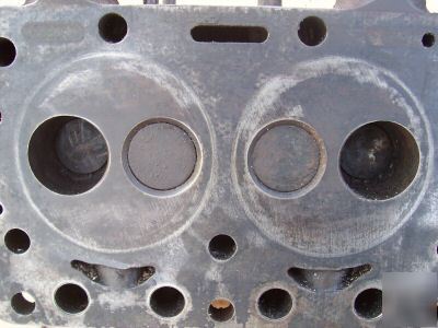 Massey harris 44 diesel cylinder head & valves nice 