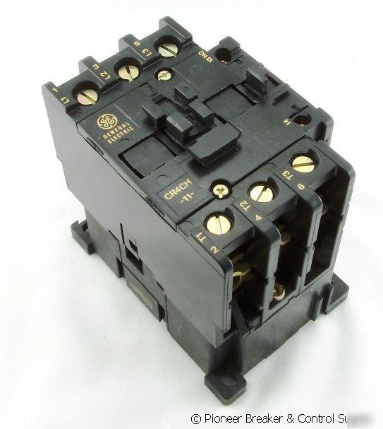 New ge contactor CR4CHR 380V coil CA3-43-380-no