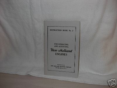 New holland instruction book no. 2 (mint reprint)