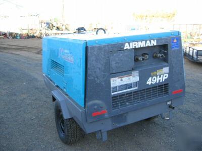 Nice airman PDS185S diesel powered air compessor 