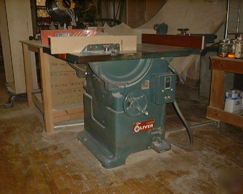 Oliver woodworking shop - complete w/ 10 machines