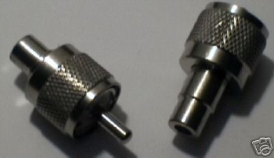 PL259 to rca - phono adaptors