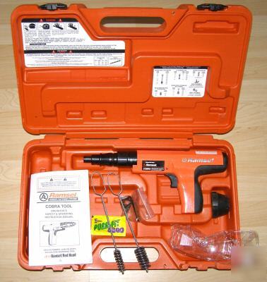 Ramset cobra powder actuated stud nailer kit ln $sav