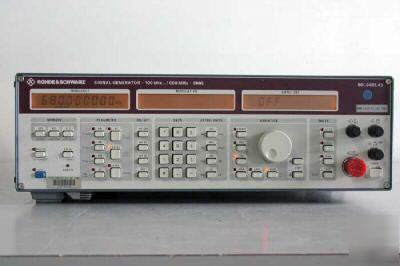 Rohde & schwarz signal generator 100KHZ-1000MHZ smg