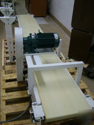 10 feet food grade nercon conveyor w. overhead motor 