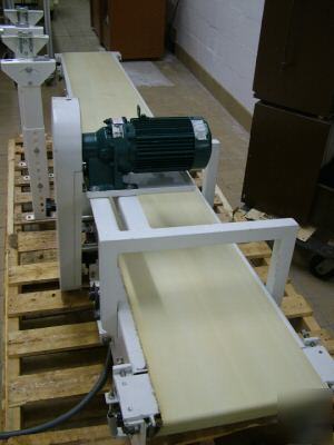 10 feet food grade nercon conveyor w. overhead motor 