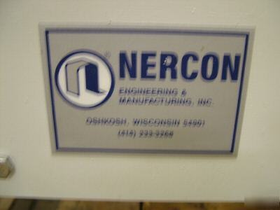 10 feet food grade nercon conveyor w. overhead motor 