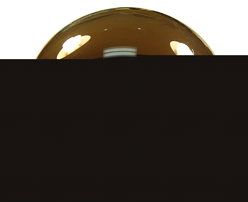 Acrylic camera dome for security robot smoked 9 1/8