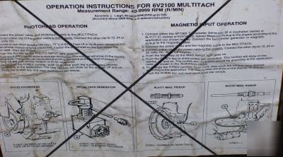 Caterpillar #6V2100 multitach tool