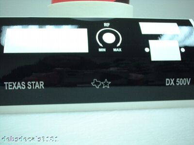 Cb radio faceplate fits tx star DX500 linear-amplifier 