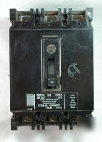 Cutler hammer circuit breaker EB3030L 3POLE 30AMP