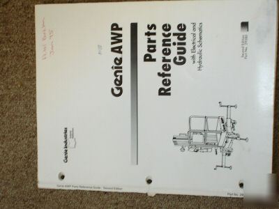 Genie awp parts manual electrical & hydraulic