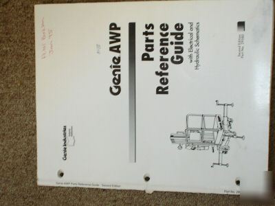 Genie awp parts manual electrical & hydraulic