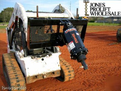 New premier auger w/ 12 inch bit for skid steer bobcat