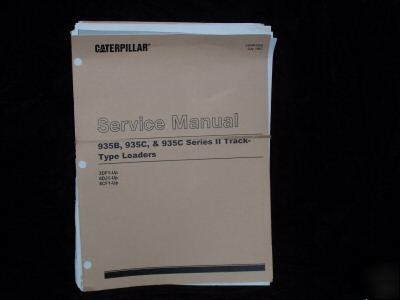 Original caterpillar 935B, 935C, 935C series ii service