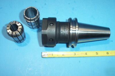 Parlec CAT40 tg 100 collet chuck TG100 cat 40 w/collets