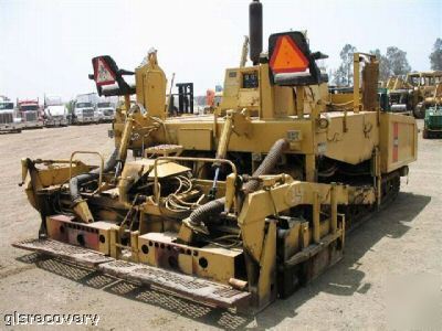 Paver 16 ft track driven blaw know PF500 cat diesel